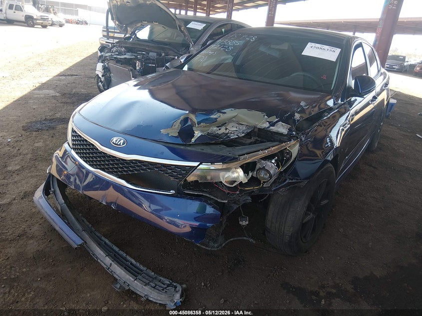 Vin: 5xxgt4l33jg192128, lot: 45583921, kia optima lx 20182