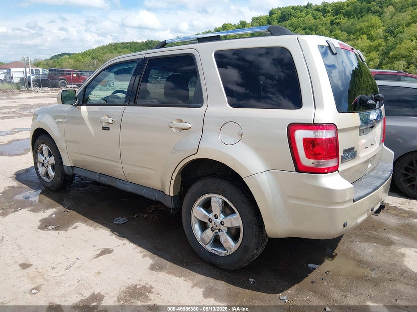 Vin: 1fmcu9eg4ckb88876, lot: 45583943, ford escape limited 20123