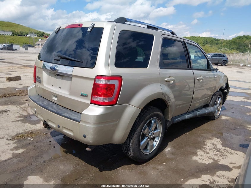 Vin: 1fmcu9eg4ckb88876, lot: 45583943, ford escape limited 20124