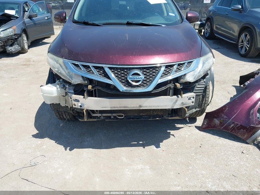 2013 Nissan Murano Sl VIN: JN8AZ1MU5DW201431 Lot: 45086390