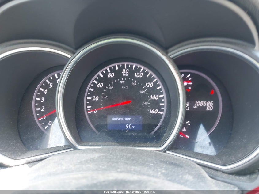 2013 Nissan Murano Sl VIN: JN8AZ1MU5DW201431 Lot: 45086390