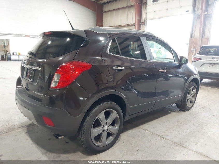 Vin: kl4cjgsb2db112949, lot: 45584002, buick encore leather 20134