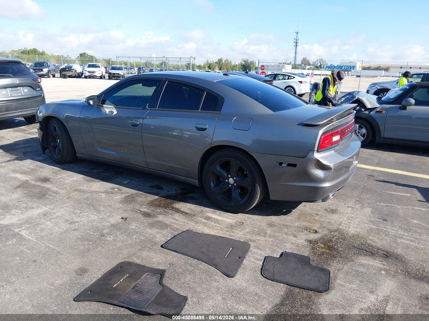 2012 Dodge Charger 3.6 Sxt grey Lot 111045086498 Vin 2C3CDXHG8CH258802