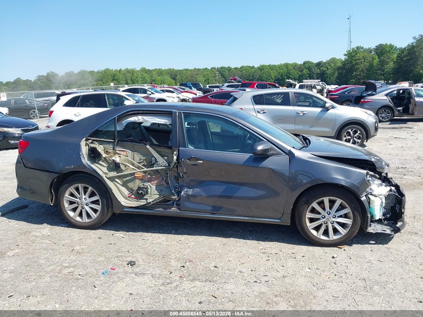 2012 TOYOTA CAMRY SEDAN 2.5L I-4 DOHC, VVT, 178HP