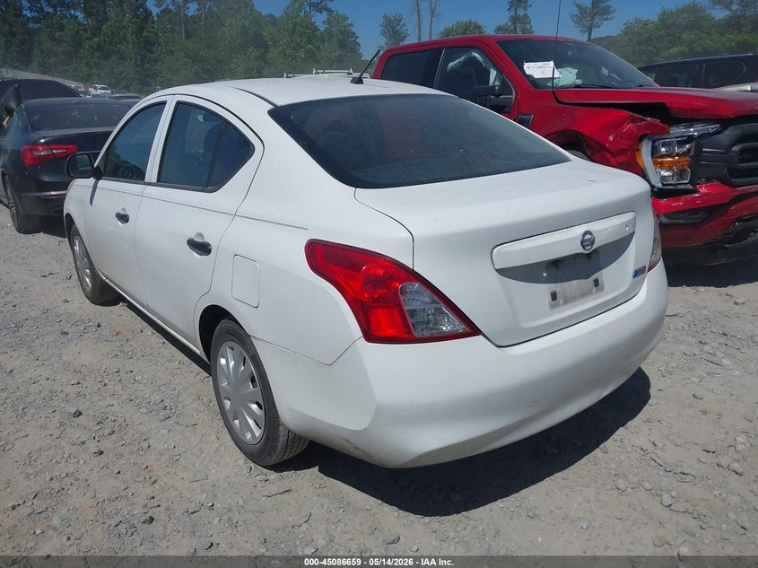 2012 Nissan Versa 1.6 1.6 S White Lot 111045086659 Vin 3N1CN7AP2CL807682