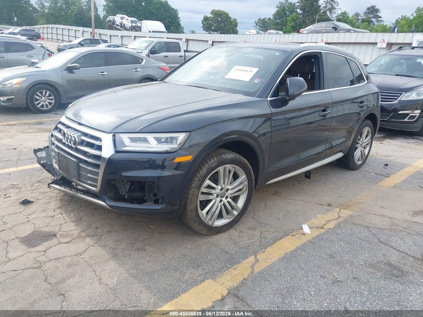 Vin: wa1bnafy6j2058529, lot: 45584402, audi q5 2.0t premium/2.0t tech premium 20182