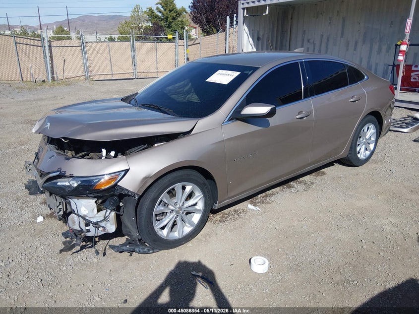 2022 Chevrolet Malibu Fwd Lt 1G1ZD5ST2NF144534 photo 1