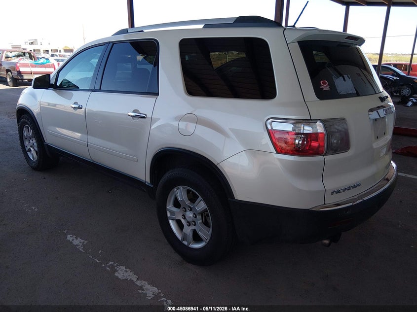 Vin: 1gkkrped6bj355601, lot: 45584504, gmc acadia sle 20113