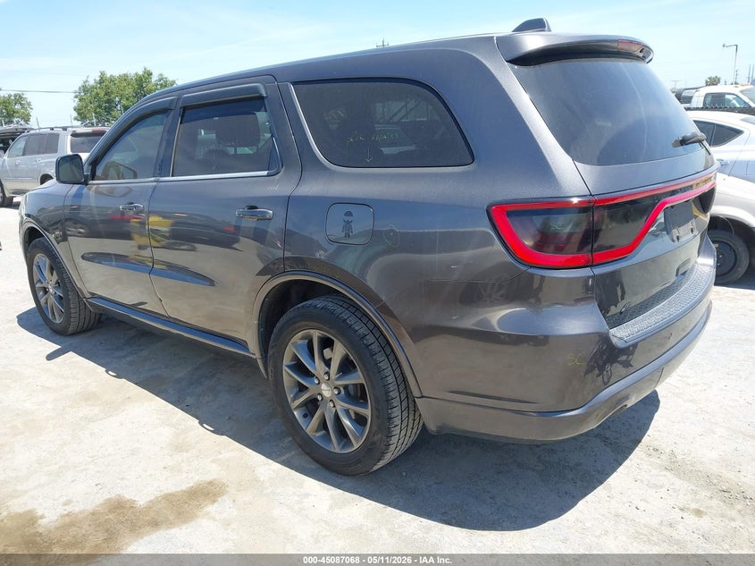 Vin: 1c4rdjdg0hc719302, lot: 45584631, dodge durango gt awd 20173