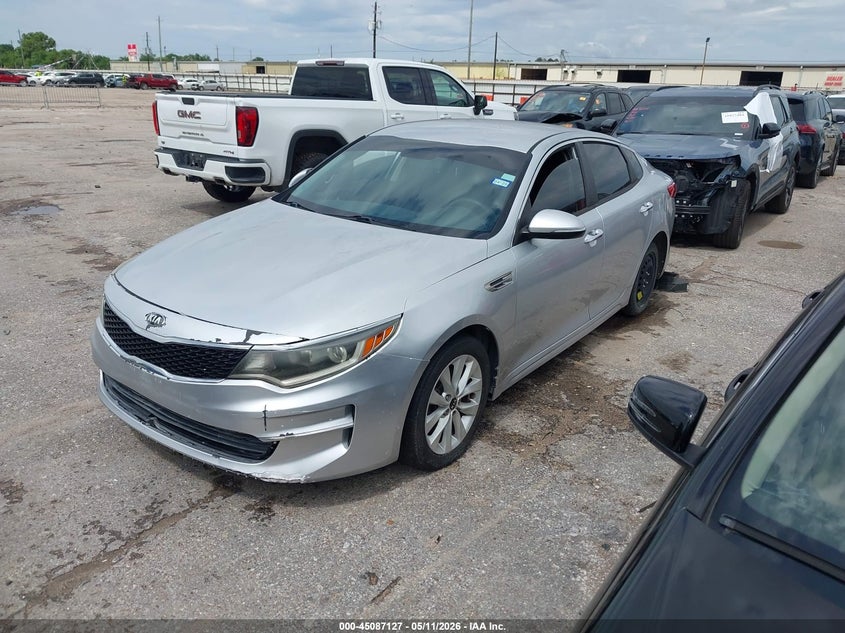 Vin: 5xxgt4l34gg061489, lot: 45584690, kia optima lx 20162