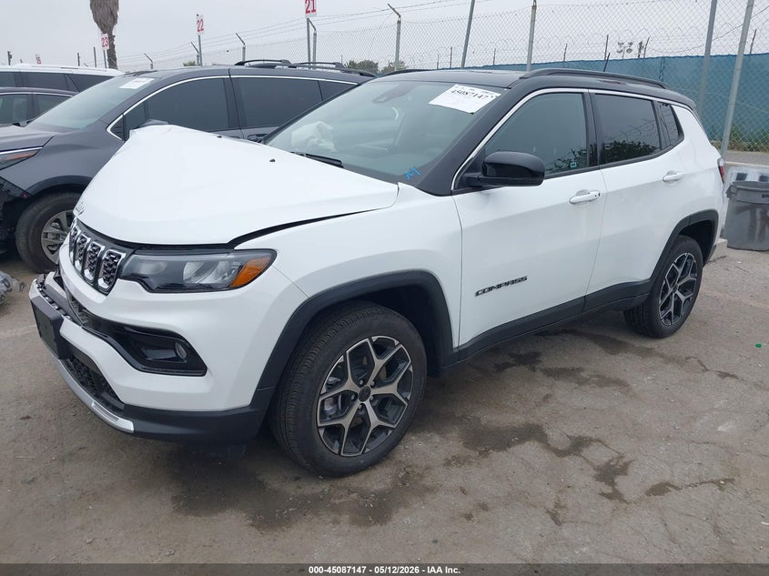 Vin: 3c4njdcn5tt194050, lot: 45584709, jeep compass limited 20262