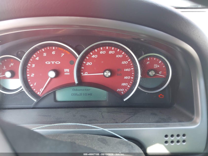 2005 Pontiac Gto VIN: 6G2VX12U65L406949 Lot: 45087188
