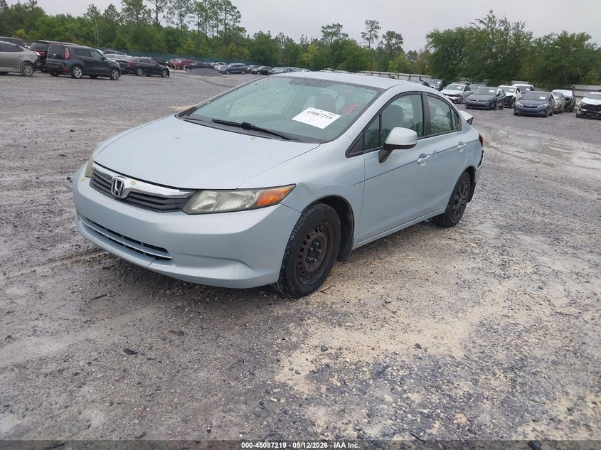 2012 HONDA CIVIC SEDAN 1.8L I-4 VVT, 140HP
