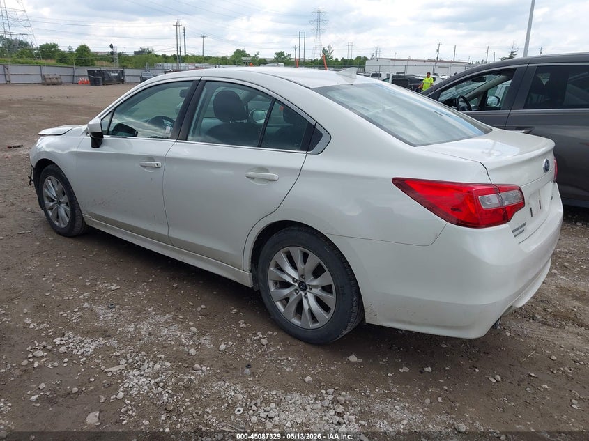 Vin: 4s3bnbc64g3050365, lot: 45584892, subaru legacy 2.5i premium 20163
