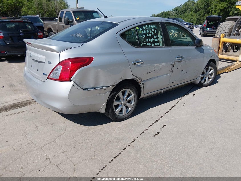 Vin: 3n1cn7ap6dl827659, lot: 45584901, nissan versa 1.6 sl 20134