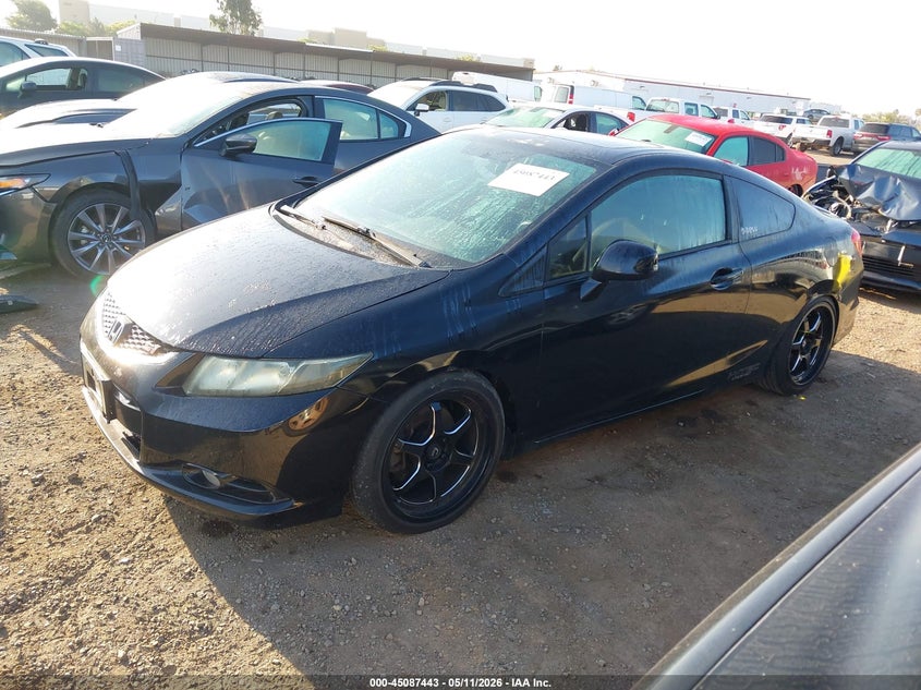 2012 Honda Civic 2.4 Si black Lot 111045087443 Vin 2HGFG4A5XCH701606