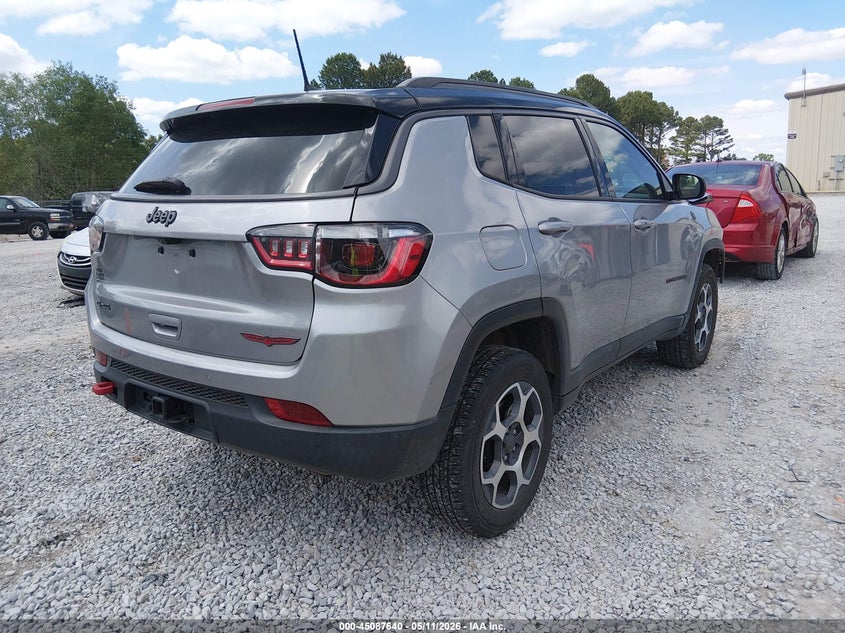 Vin: 3c4njddb8nt110777, lot: 45585203, jeep compass trailhawk 4x4 20224