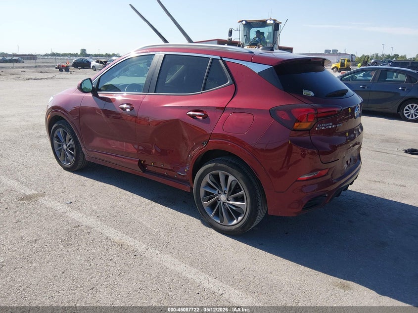 Vin: kl4mmdsl1pb022604, lot: 45585285, buick encore gx select fwd 20233