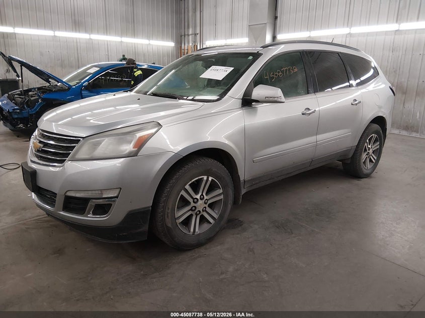Vin: 1gnkvgkd3hj289228, lot: 45585302, chevrolet traverse 1lt 20172