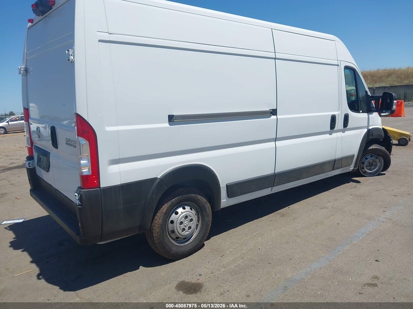 Vin: 3c6lrvdg9pe524019, lot: 45585538, ram promaster 2500 high roof 159 wb 20234