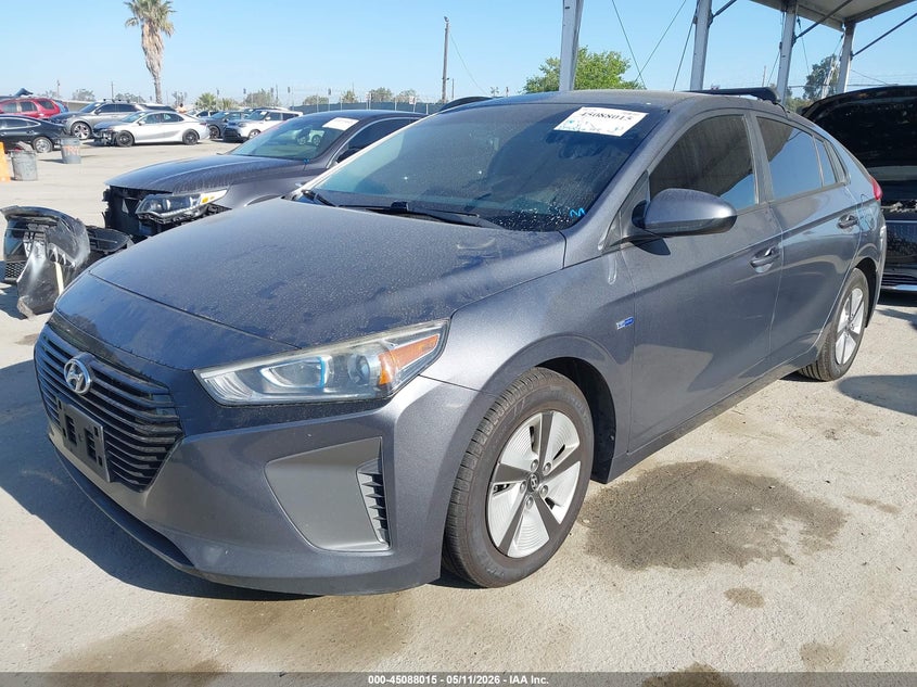 VIN KMHC65LC4KU171615 2019 HYUNDAI IONIQ HYBRID BLUE