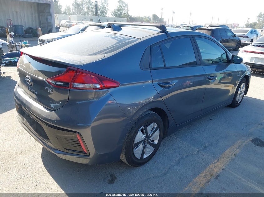 VIN KMHC65LC4KU171615 2019 HYUNDAI IONIQ HYBRID BLUE