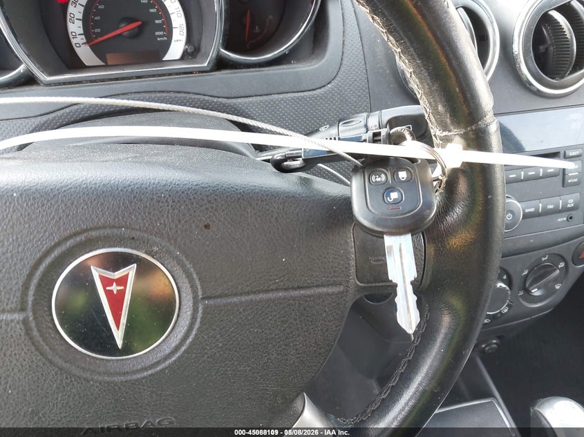 2009 Pontiac G3 VIN: KL2TD66E09B654637 Lot: 45088109