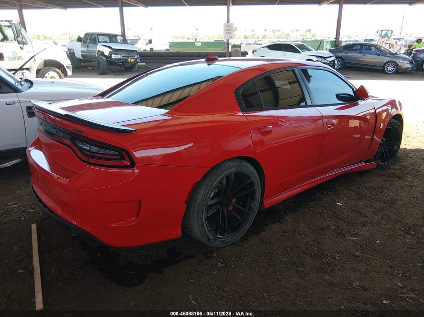 Vin: 2c3cdxgj9gh321991, lot: 45585729, dodge charger r/t scat pack 20164