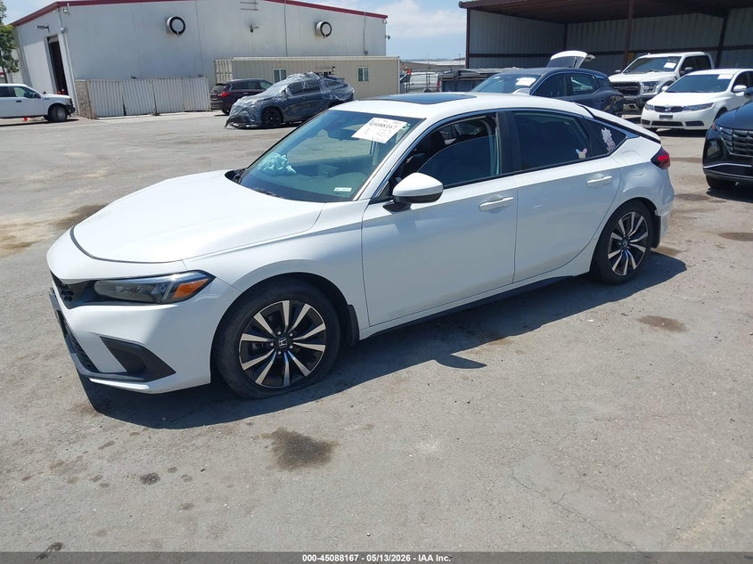 2022 Honda Civic Ex-L 19XFL1H72NE008012 photo 1
