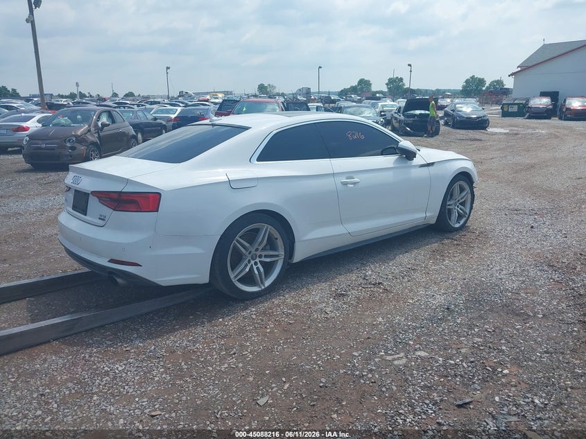 Vin: wautnaf56ja003727, lot: 45585779, audi a5 2.0t premium 20184