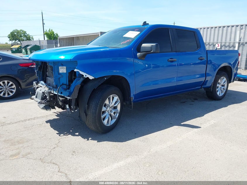 2023 Chevrolet Silverado 1500 2wd  Short Bed Custom 3GCPABEK9PG193630 photo 1