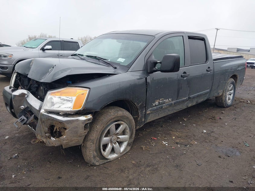 Vin: 1n6aa0fcxbn312445, lot: 45586212, nissan titan sv 20112