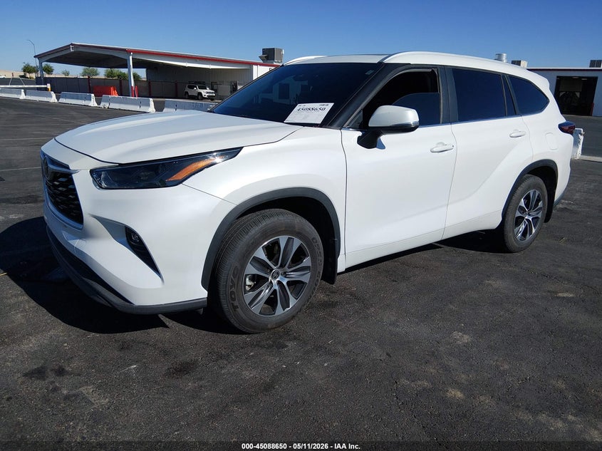Vin: 5tdkdrah0ps035196, lot: 45586213, toyota highlander xle 20232