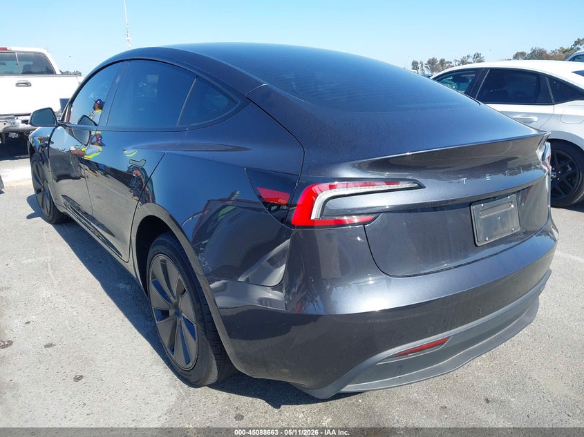 Vin: 5yj3e1eaxsf044632, lot: 45586226, tesla model 3 long range rear-wheel drive/standard rear-wheel drive 20253