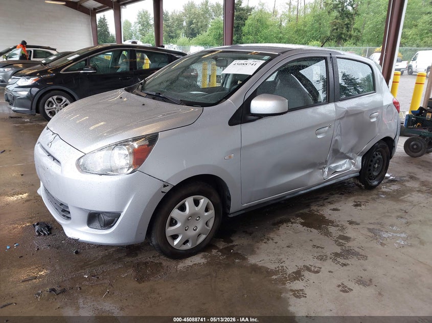 Vin: ml32a3hjxfh040121, lot: 45586304, mitsubishi mirage de 20152