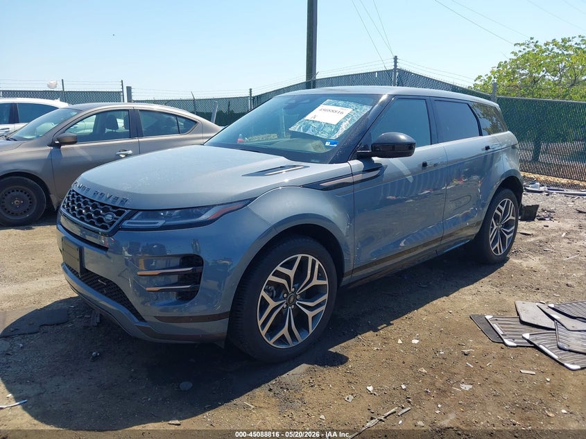 Vin: salzt2fx1nh168682, lot: 45586379, land rover range rover evoque r-dynamic s 20222