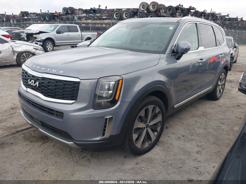 2022 Kia Telluride Ex 5XYP34HC4NG254551 photo 1