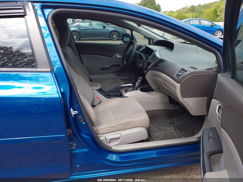 2012 Honda Civic 1.8 Ex Blue Lot 111045088994 Vin 19XFB2F84CE002147