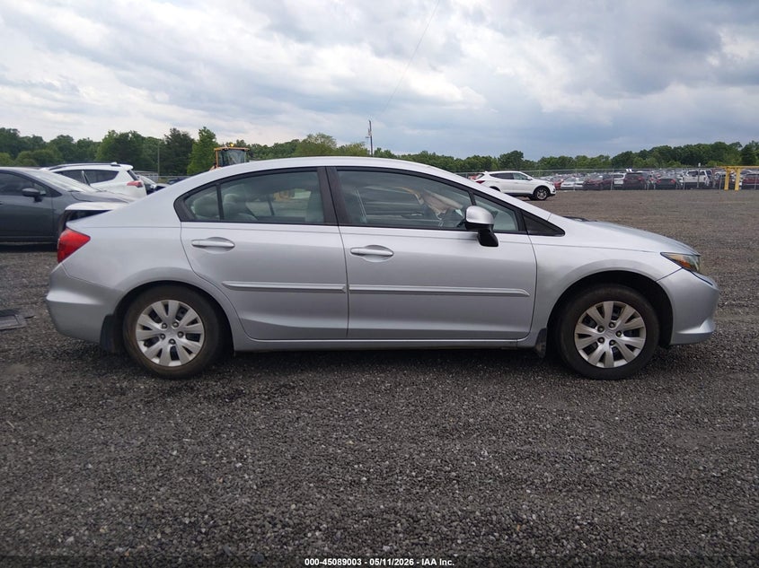 19XFB2F5XCE078901 2012 Honda Civic 1.8 Lx silver