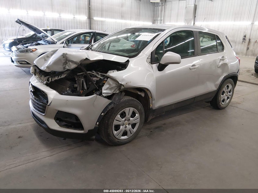 Vin: kl7cjksb9hb193833, lot: 45586846, chevrolet trax ls 20172