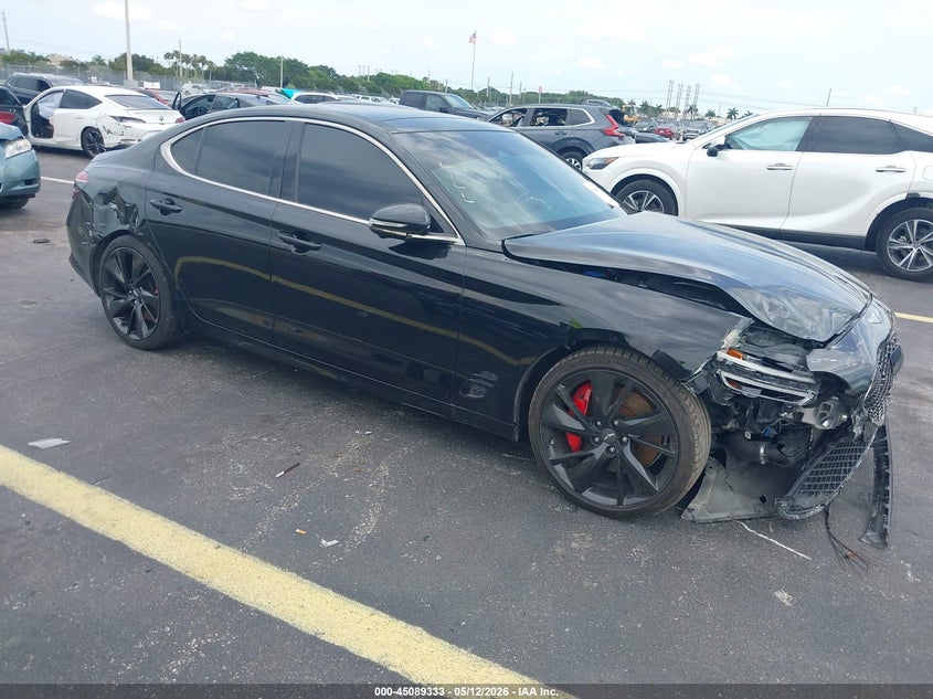 Vin: kmtg54te1nu098892, lot: 45586896, genesis g70 3.3t rwd 2022 img_1