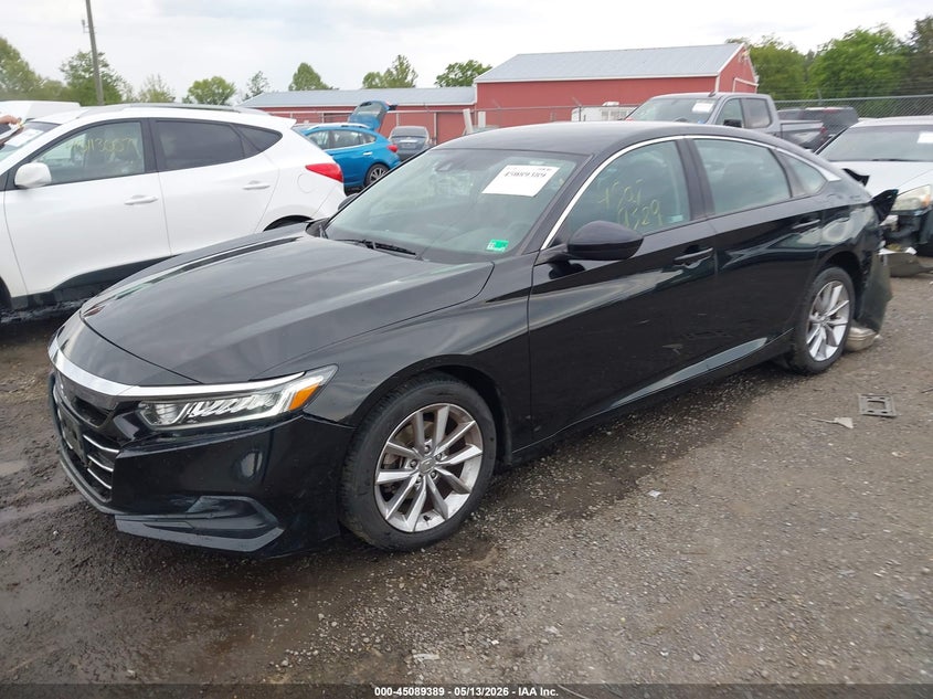 2021 Honda Accord Lx 1HGCV1F16MA068972 photo 1