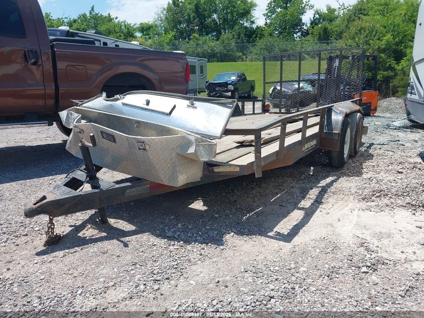 2009 LAWRIMORE 16' UTILITY TRAILER auction photo 2
