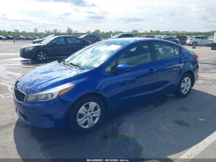 Vin: 3kpfl4a70he054342, lot: 45587085, kia forte lx 20172