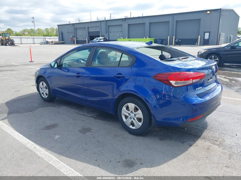 Vin: 3kpfl4a70he054342, lot: 45587085, kia forte lx 20173