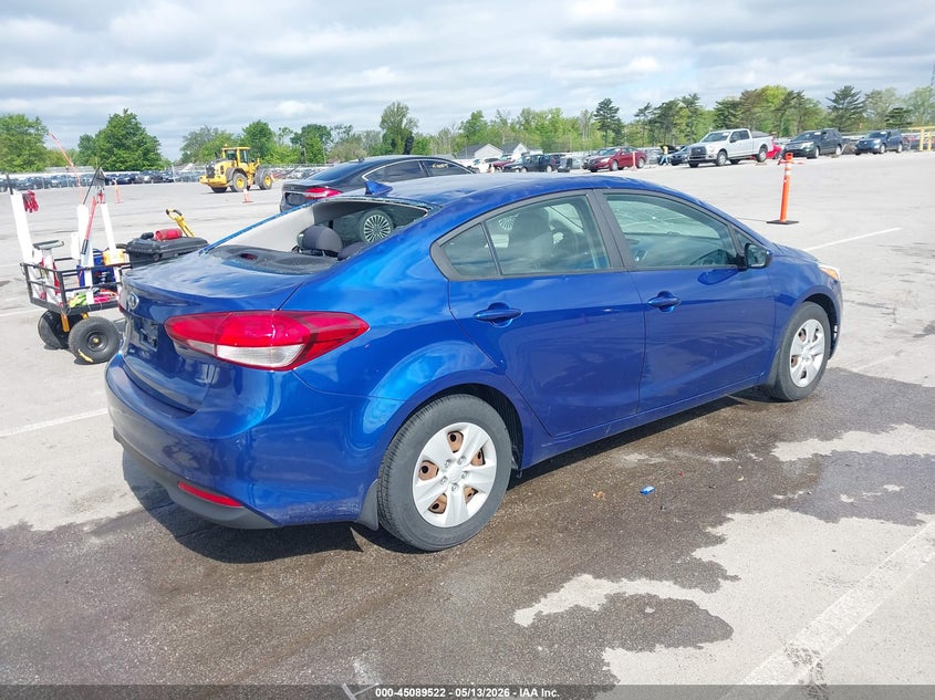 Vin: 3kpfl4a70he054342, lot: 45587085, kia forte lx 20174