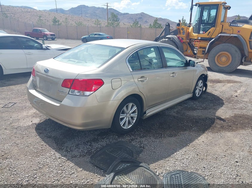 2010 Subaru LEGACY 2.5 2.5I Premium beige Lot 111045089700 Vin 4S3BMBC63A3239857