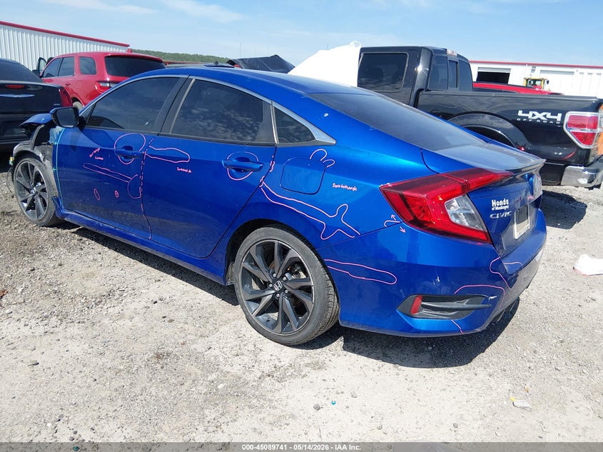 2021 HONDA CIVIC auction photo 3