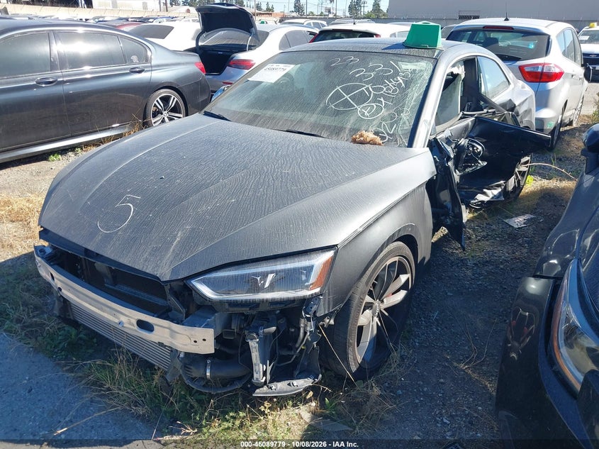 Vin: waup4af56ja024551, lot: 45587342, audi s5 3.0t premium plus 20182