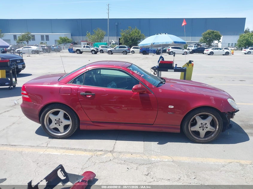 1999 Mercedes-Benz Slk 230 Kompressor VIN: WDBKK47F8XF091450 Lot: 45089818